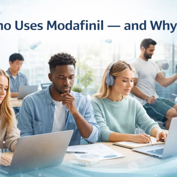 who uses modafinil and armodafinil and why